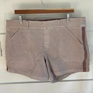 Spanx Stretch Twill Shorts, 6", pull-on size 2X, dusty pink